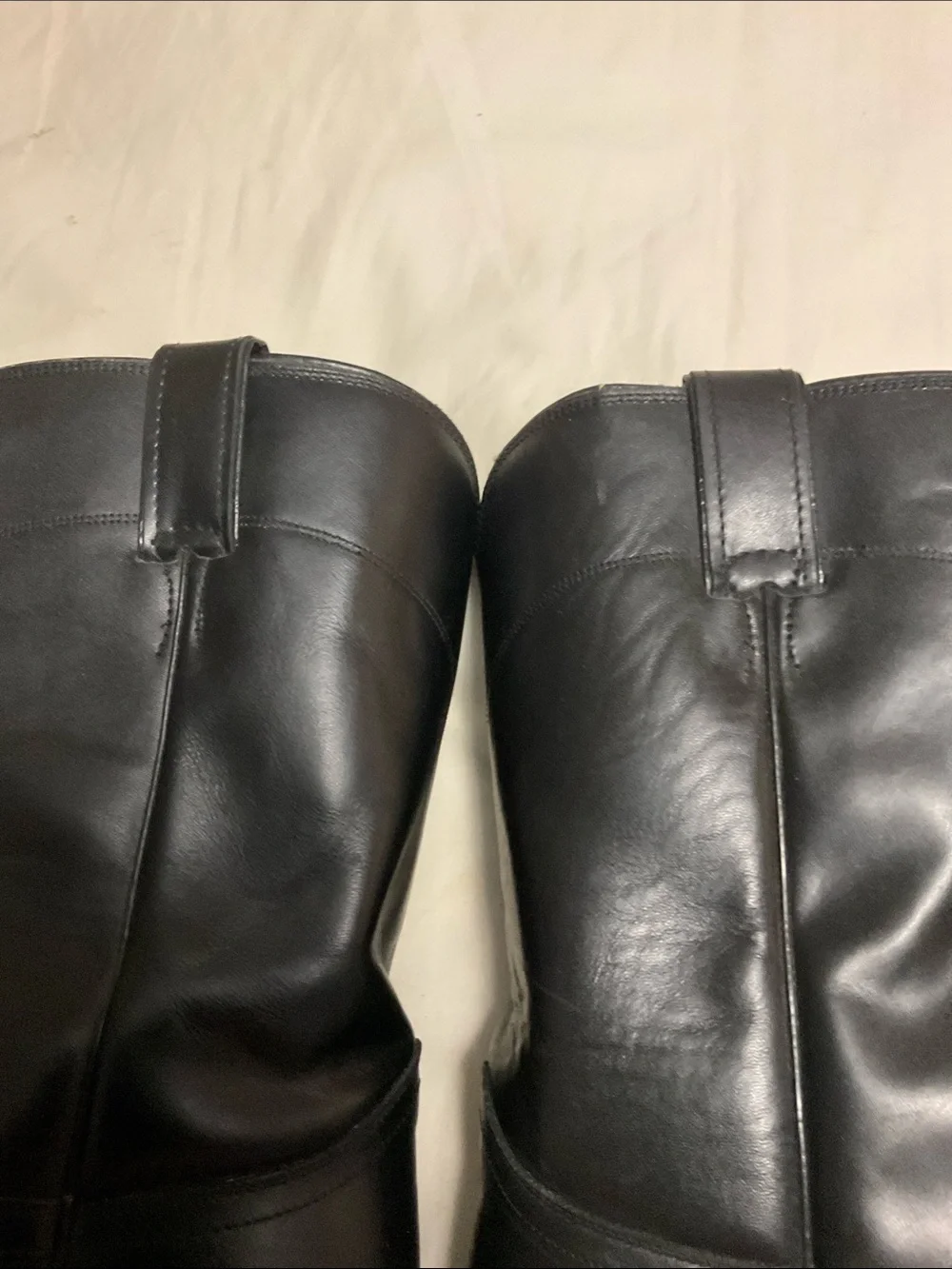 Justin Roper 3133 Boots Black Leather Western Boots 12 E3 Men’s